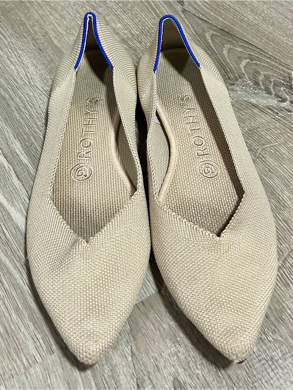 Rothy’s Tan Size 7 Flats